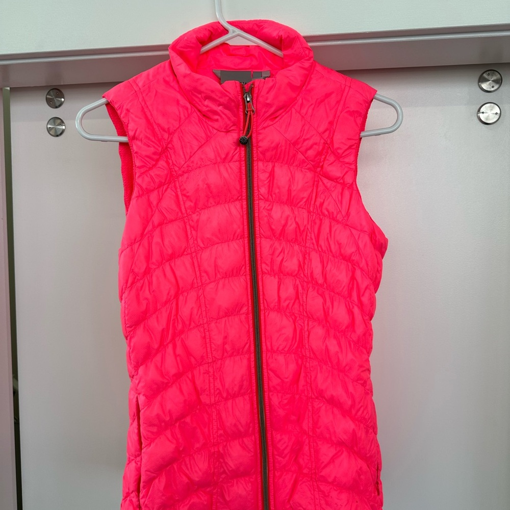 Vibrant Pink Sleeveless Puffer Vest